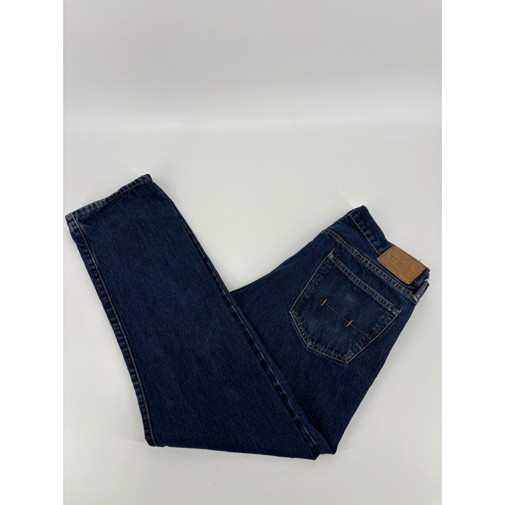 Polo Ralph Lauren Authentic Dungarees Mens 34x32 Dark Wash Straight Leg Jeans